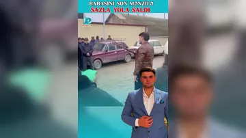 Saz ifaçısı babasını saz ifası ilə son mənzilə yola salıb