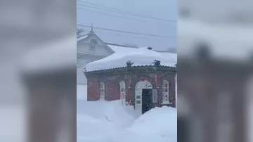 В Японии зафиксированы рекордные снегопады