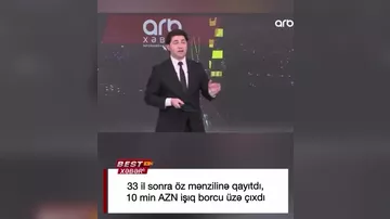 Məcburi köçkündən ev sahibinə 10 minlik “hədiyyə”