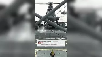 Президент Мексики эвакуирована на корабль ВМС на фоне беспорядков