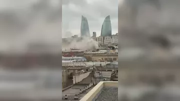 Bakıda "Shah Palace" restoranında tüstülənmə olub