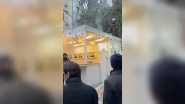 Bakıda "Shah Palace" restoranında tüstülənmə olub 2