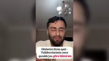 Vətən müharibəsində hər iki gözlərini itirən qazi Saməddin kövrəlib
