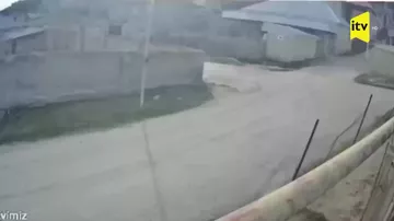 Şamaxıdakı zəlzələ anından - Görüntülər