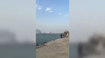 Взрыв на военно-морской базе США в Бахрейне - 1