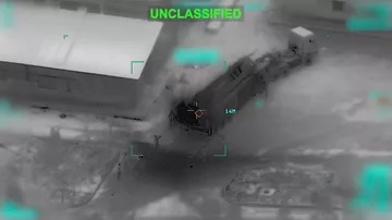 США показали кадры ударов по Ирану