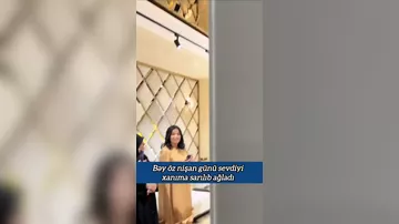 Bəy toyda göz yaş tökdü