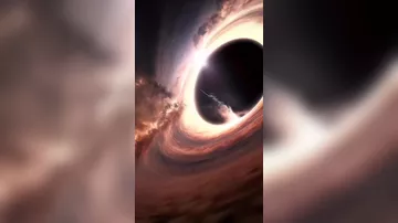 В сети показали необычную визуализацию черной дыры