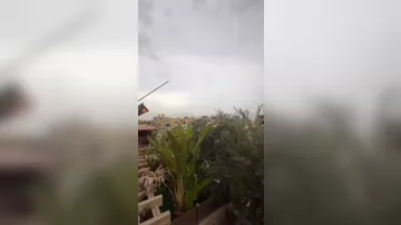 Серия взрывов после ударов иранских ракет по Израилю -