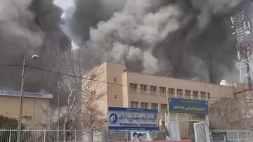 Кадры ударов по иранскому Хамадану