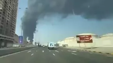 Последствия атак иранских беспилотников в Фуджейре (ОАЭ)