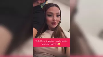 Aysunun keçmişərinin hamilə xanımı ilə görüntüsü maraq yaratdı