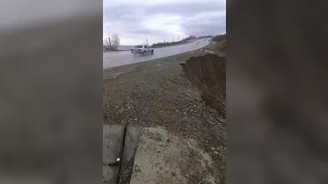 Muğanlı-İsmayıllı yolunun yeni çəkilən hissəsində sürüşmə olub