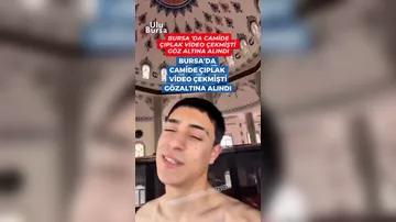 Məsciddə qalmaqallı GÖRÜNTÜ