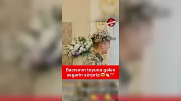 Əsgər qardaşından gəlinə sürpriz