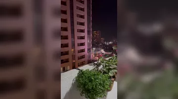 Şəfiqə Nağıyevanın evindən görüntüsü