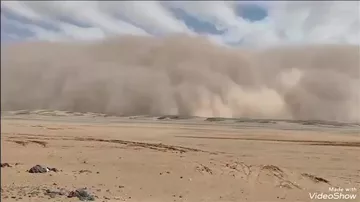 Сильнейшая песчаная буря движется к Канарским островам