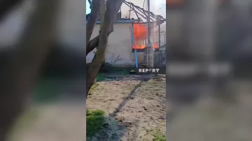 Masallıda baba və nəvənin faciəvi şəkildə öldüyü yanğın yerindən görüntülər