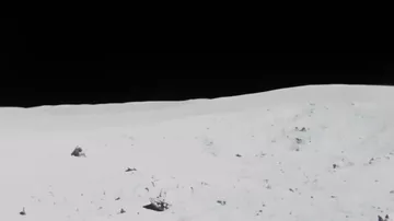 Редкие кадры миссии «Аполлон-16» - заезд на Луне - 1