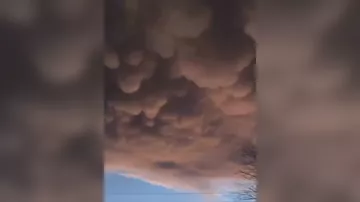 В Чикаго заметили редкие облака-мамматусы