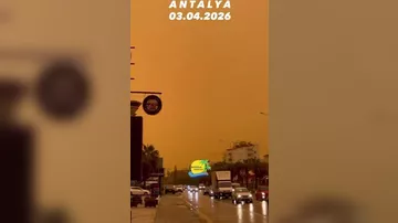 Песчаная буря из Сахары накрыла ряд районов Турции