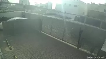 Момент удара по израильскому Кирьят-Шмоне