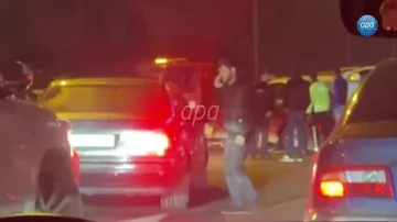 Bakıda hava limanı istiqamətində gedən yolda avtomobillər toqquşub