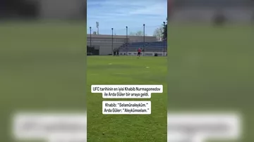 İdman dünyasının iki nəhəngi bir arada: Xabib Nurmaqomedov və Arda Gülər Görüşdü