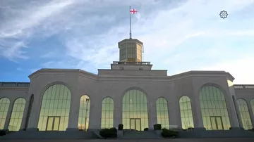 Prezident İlham Əliyev Gürcüstana dövlət səfərinə gəlib (06.04.1016)