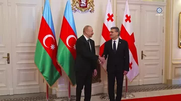 Prezident İlham Əliyevin Gürcüstanın Prezidenti Mixeil Kavelaşvili ilə təkbətək görüşü olub (06.04.2026)