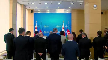 Azərbaycan Prezidenti və Gürcüstanın Baş naziri mətbuata bəyanatlarla çıxış ediblər (06.04.2026)