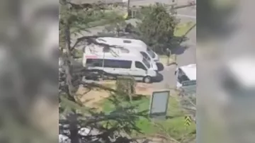 Момент нейтрализации виновников стрельбы у консульства Израиля в Стамбуле