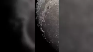 Новая детализированная видеозапись Луны