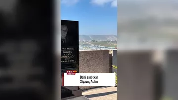 Xalq artistinin məzarından VİDEO