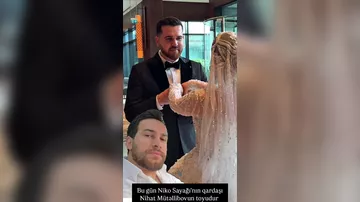 Niko Sayağının qardaşının toyu oldu