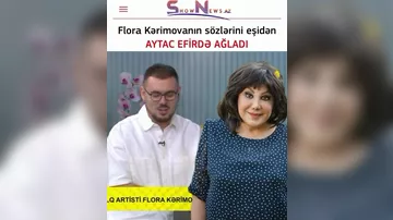 Aytac canlı yayımda kövrəldi