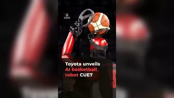 Toyota показала человекоподобного робота-баскетболиста