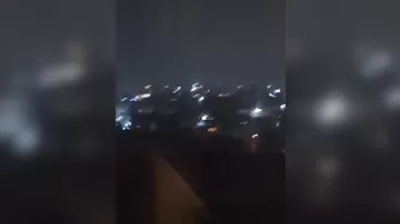 В Баку идёт град-3