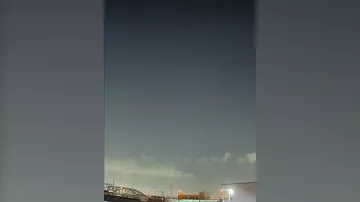 Падение метеора в Японии попало на видео