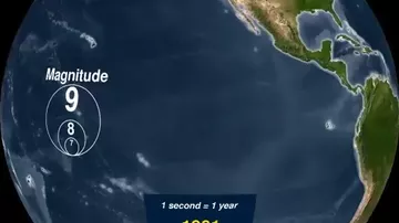 Ученые визуализировали сейсмическую активность за 100 лет