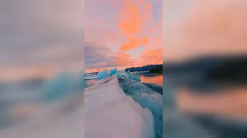 Завораживающие кадры: полет над ледниками Исландии