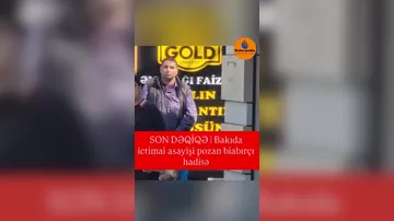 Bakıda ictimai asayişi pozan biabırçı hadisə