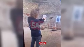 10 nəfəri öldürən İsanın poliqondakı görüntüləri