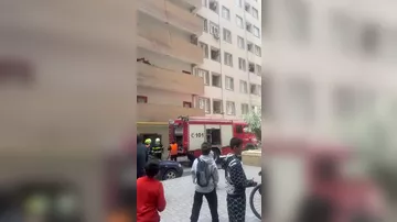 Xırdalanda binada yanğın BAŞLADI