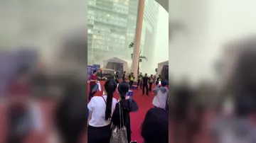 Мощный шторм обрушился на городской округ в Китае