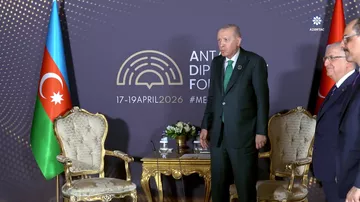 Antalyada Azərbaycan Prezidenti İlham Əliyevlə Türkiyə Prezidenti Rəcəb Tayyib Ərdoğanın görüşü keçirilib