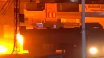 В Сирии загорелся грузовик, пострадали семь человек