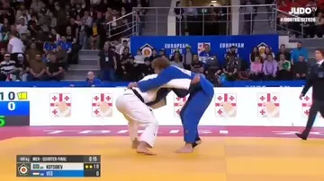 Зелим Коцоев вышел в полуфинал ЧЕ по дзюдо
