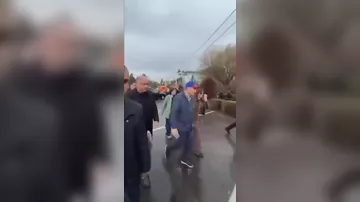 Nikol Paşinyan Gümrüyə səfəri zamanı keçmiş arvadı Anna Akopyanla birgə görüntülənib