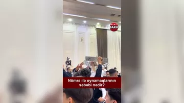 Bakıda toyda qəribə GÖRÜNTÜ
